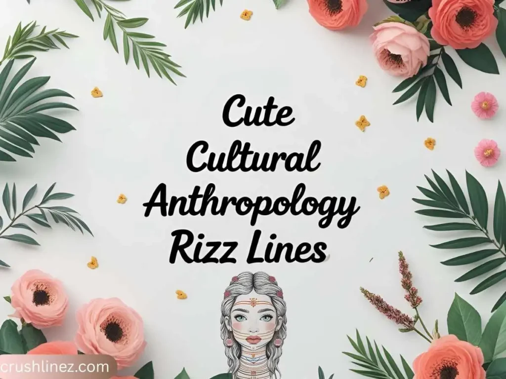 Cute Cultural Anthropology Rizz Lines