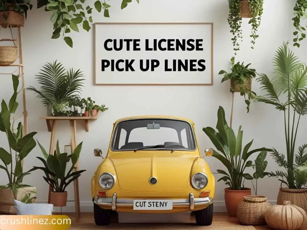 Cute License Pick Up Lines