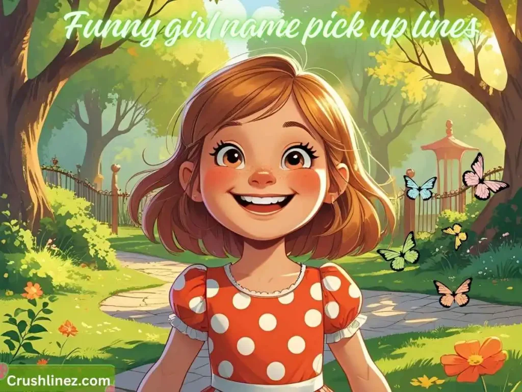 Funny girl name pick up lines