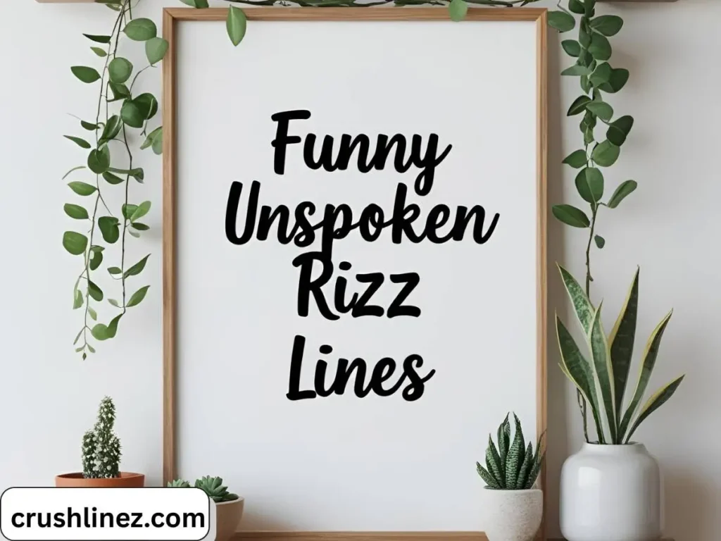 Funny Unspoken Rizz Lines