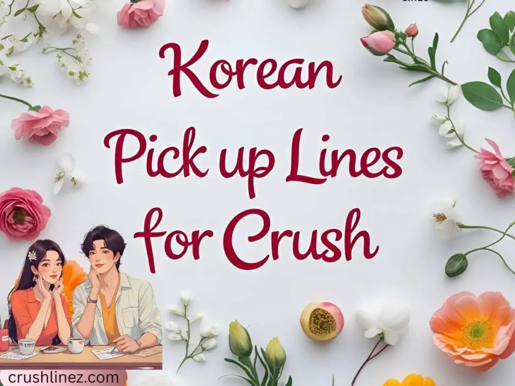 Korean Pick Up Lines for Crush