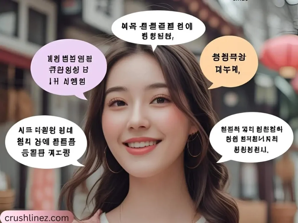 Korean Pick Up Lines in Hangul