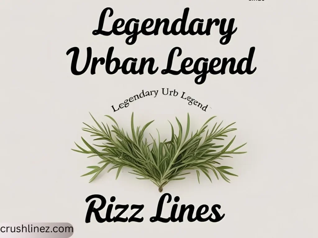 Legendary Urban Legend Rizz Lines