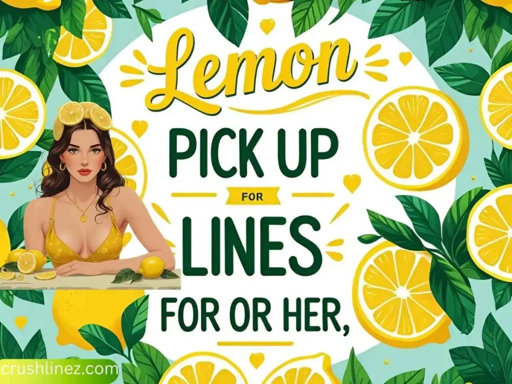 Lemon Pick Up Lines for Him or Her