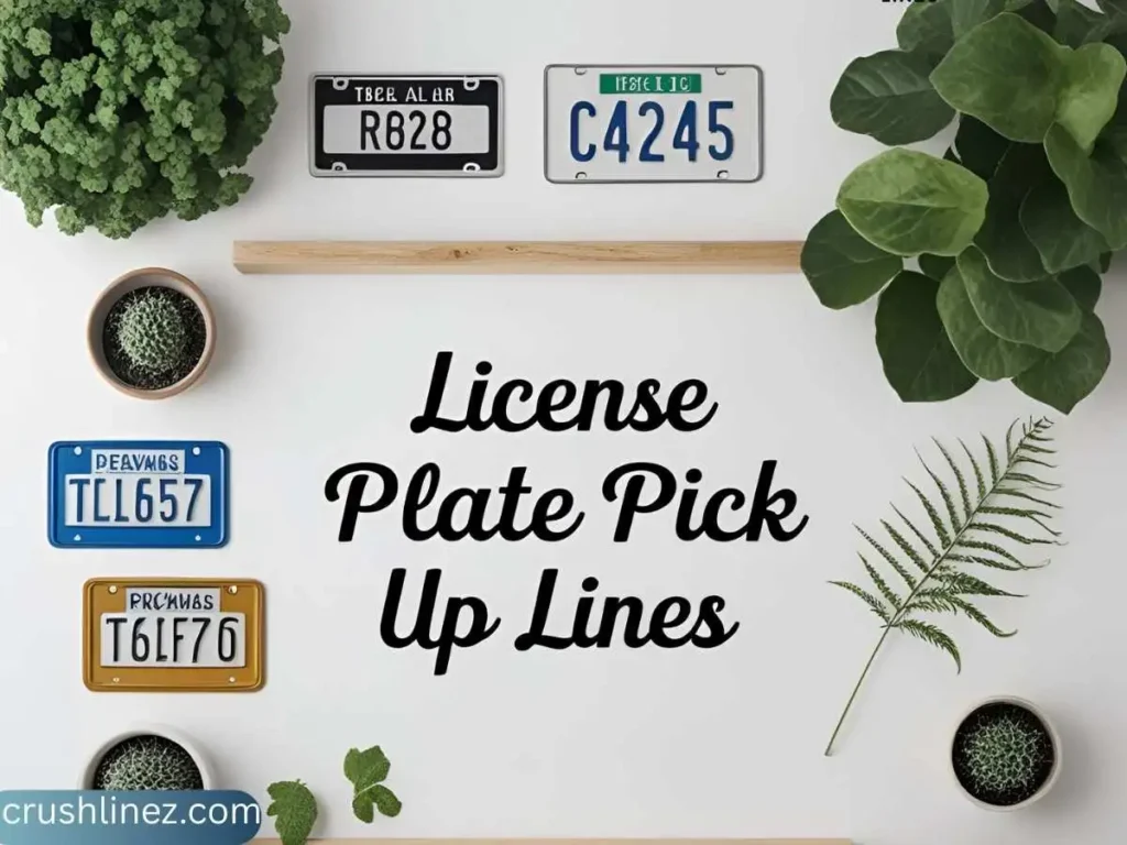 License Plate Pick Up Lines