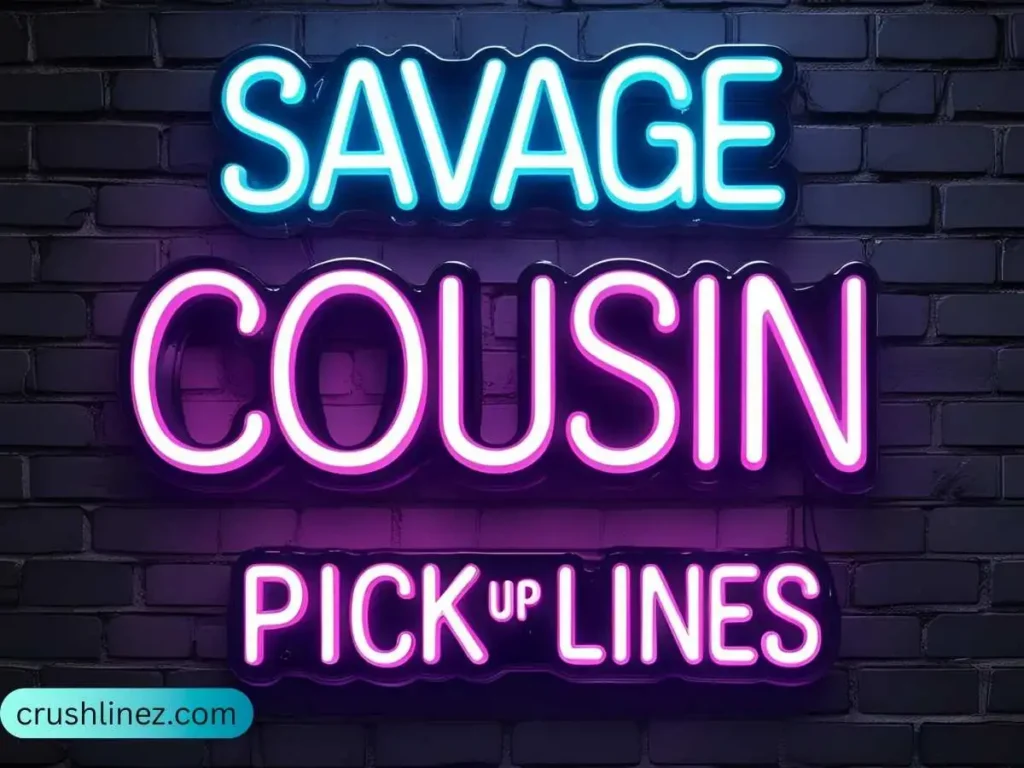 Savage Cousin Pick Up Lines