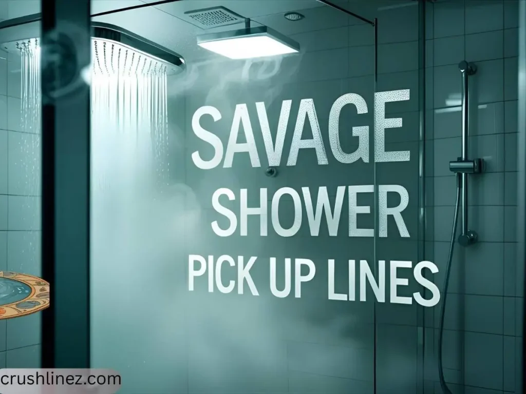 Savage Shower Pick Up Lines