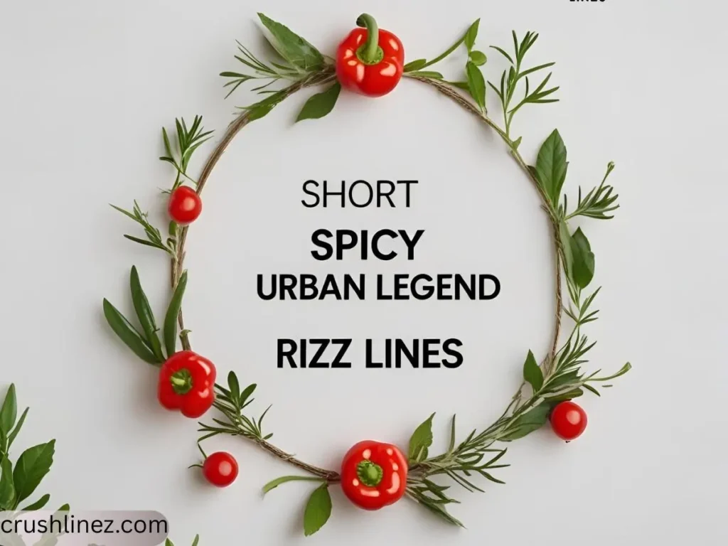 Short and Spicy Urban Legend Rizz Lines