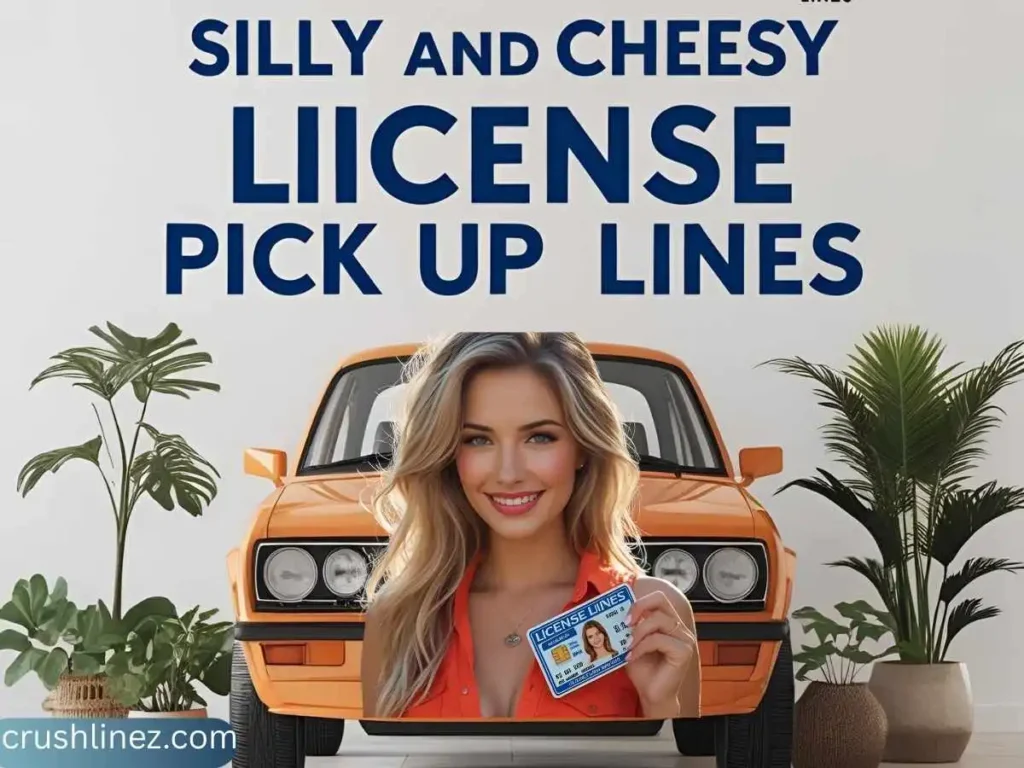 Silly and Cheesy License Pick Up Lines