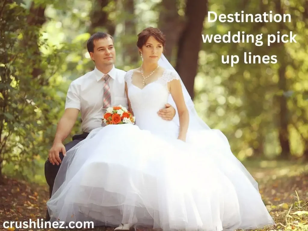 Best man wedding pick up lines