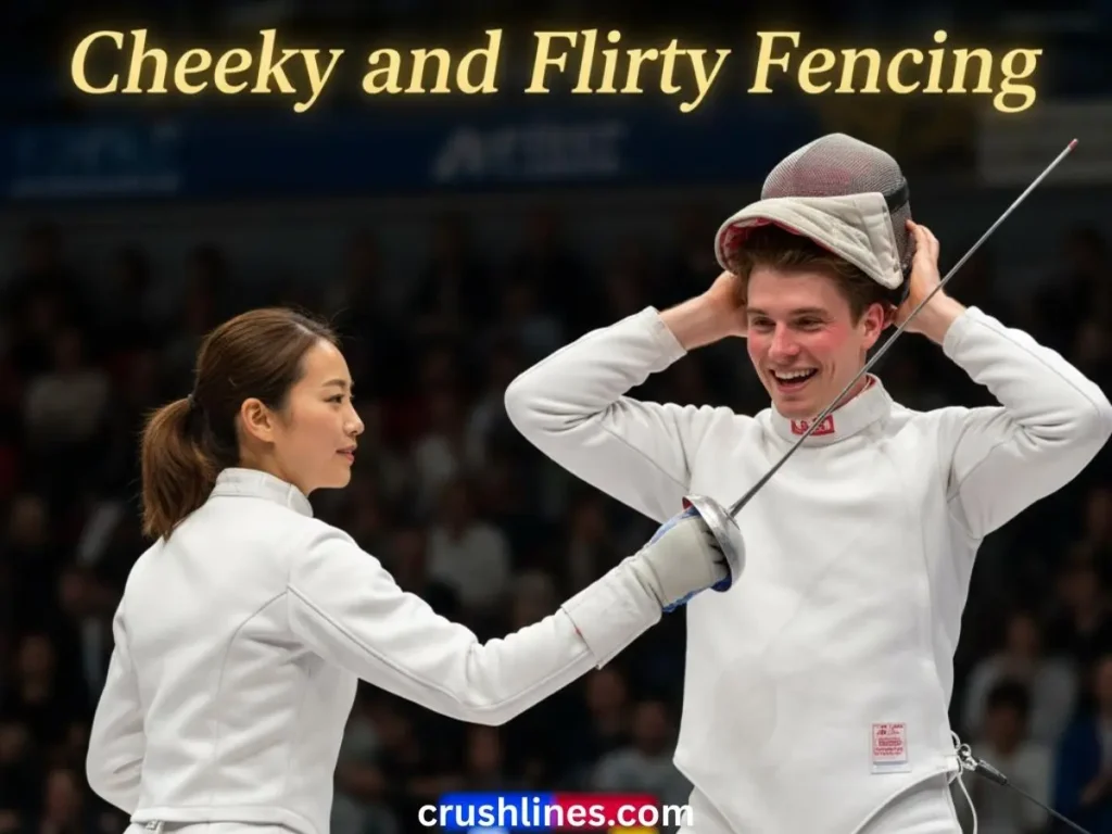Cheeky and Flirty Fencing Pick Up Lines