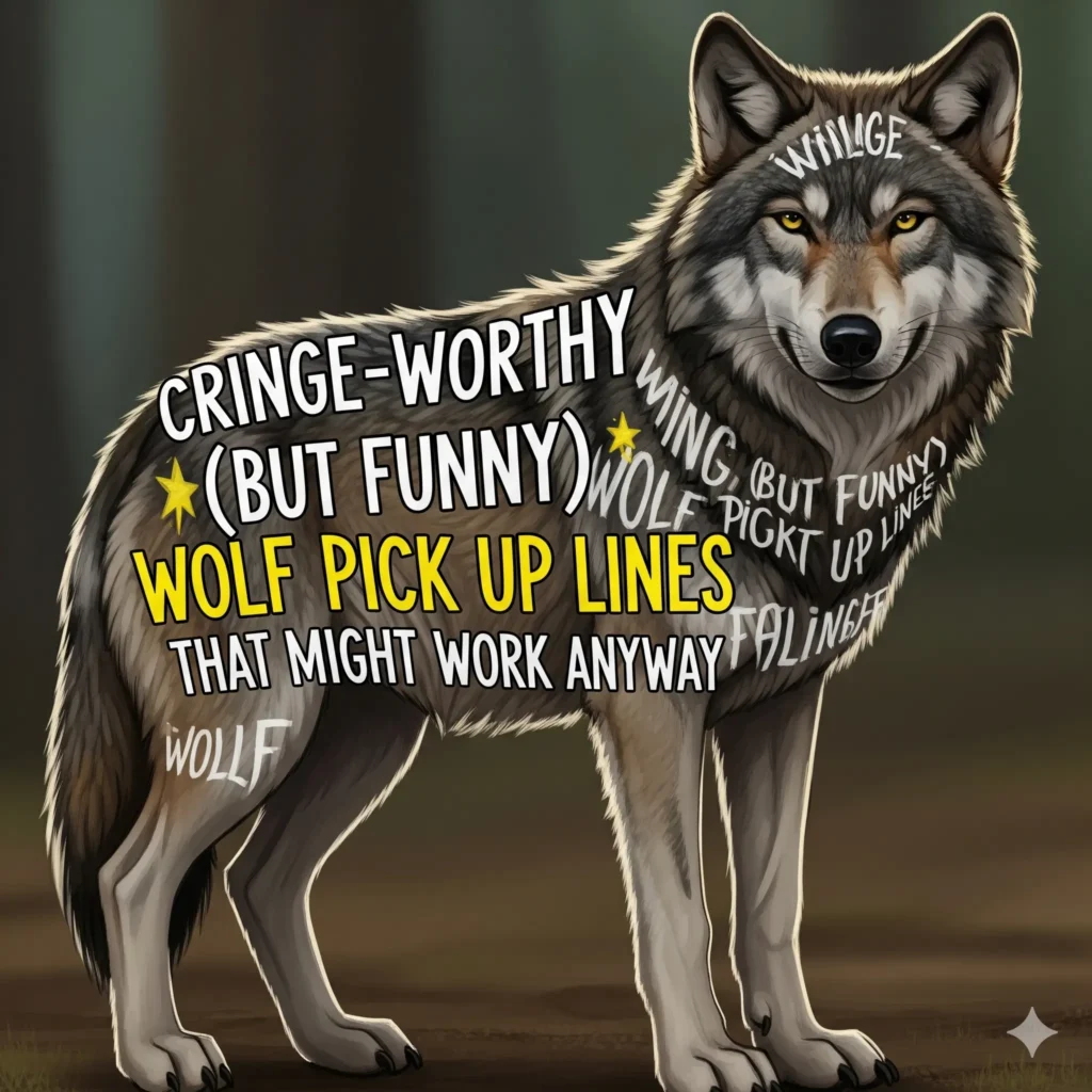Cringe-Worthy (But Funny) Wolf Pick Up Lines That Might Work Anyway