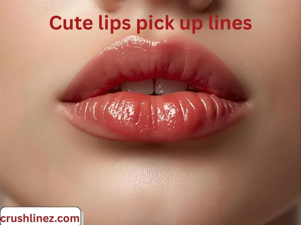 Cute lips pick up lines