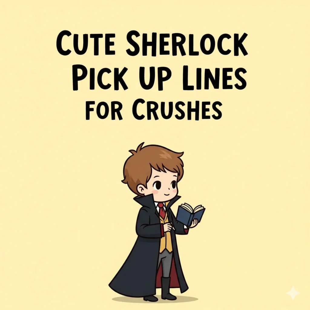 Cute Sherlock Pick Up Lines for Crushes
