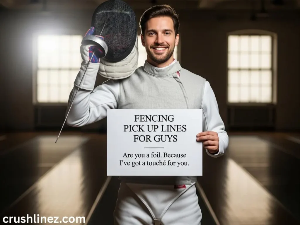 Fencing Pick Up Lines for Guys