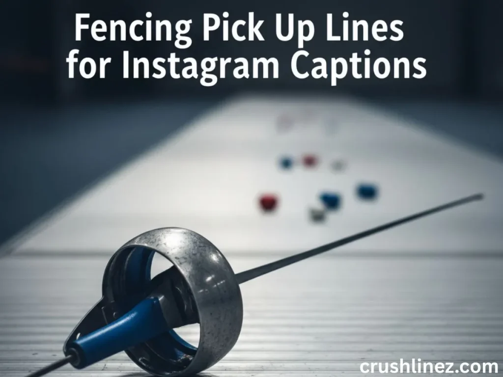 Fencing Pick Up Lines for Instagram Captions