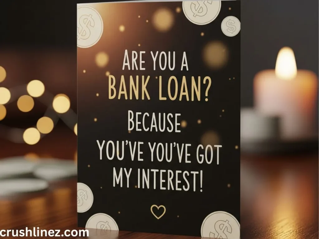 Flirty Bank-Themed Lines