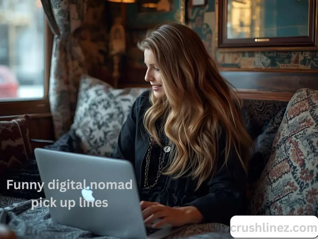 Funny digital nomad pick up lines