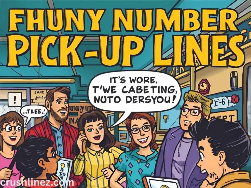Funny phone number pick up lines