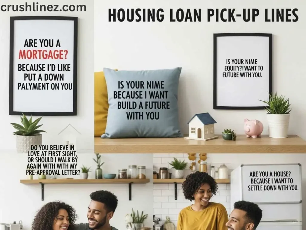 Housing Loan Pick Up Lines