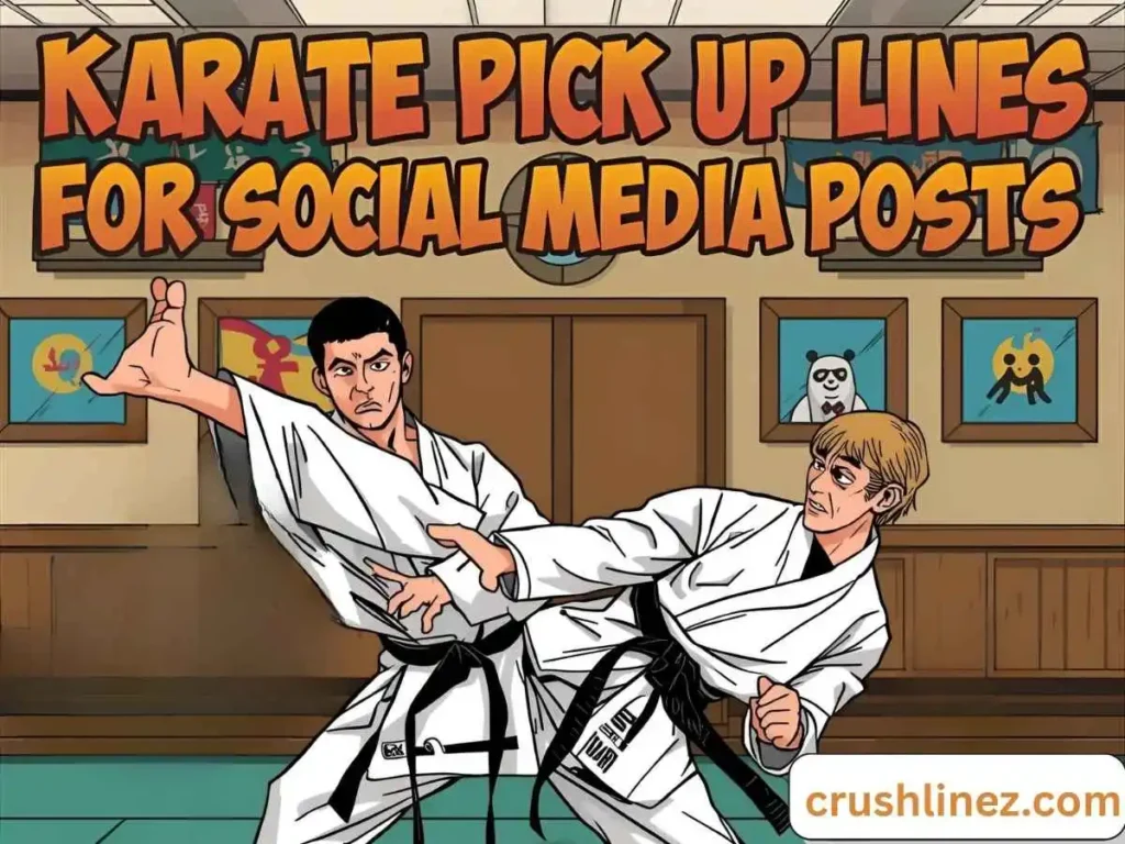 Karate Pick Up Lines for Social Media Posts