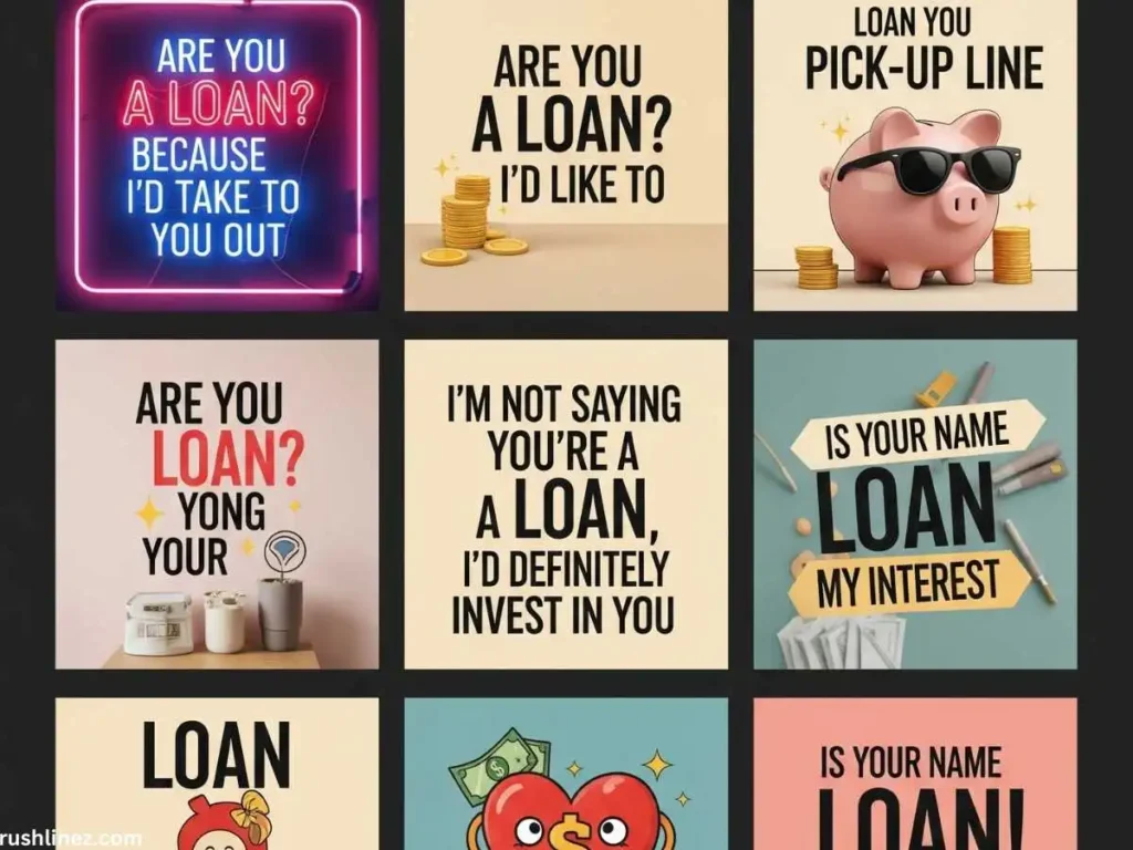 Loan Pick Up Lines for Instagram Captions