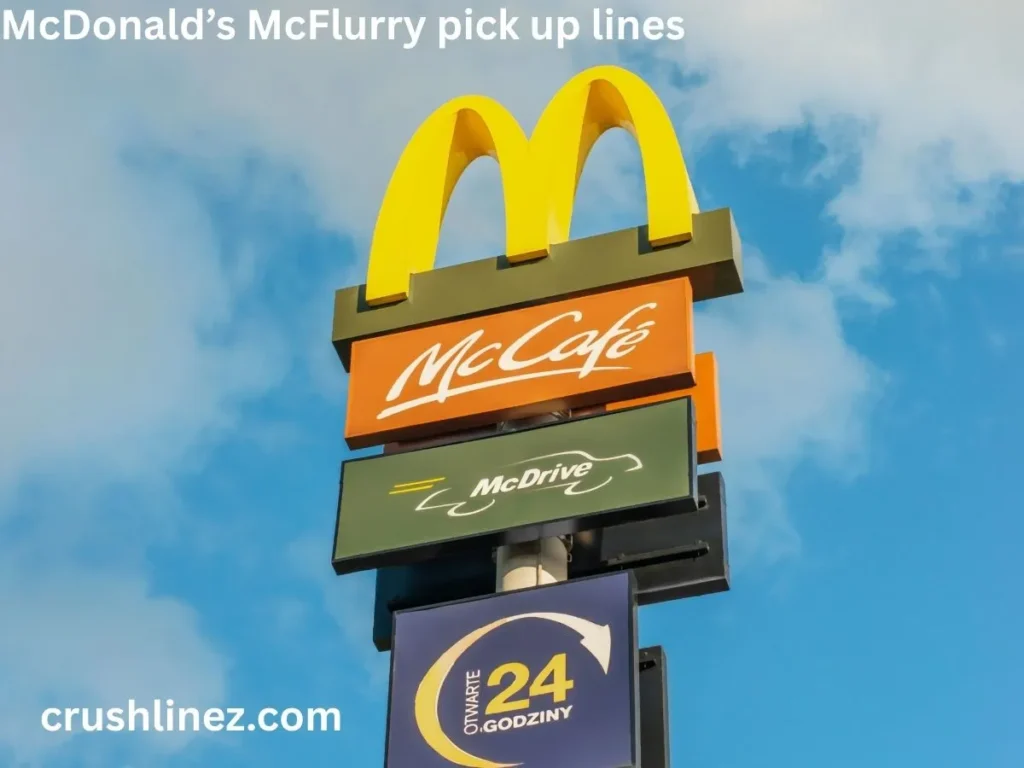 McDonald’s McFlurry pick up lines