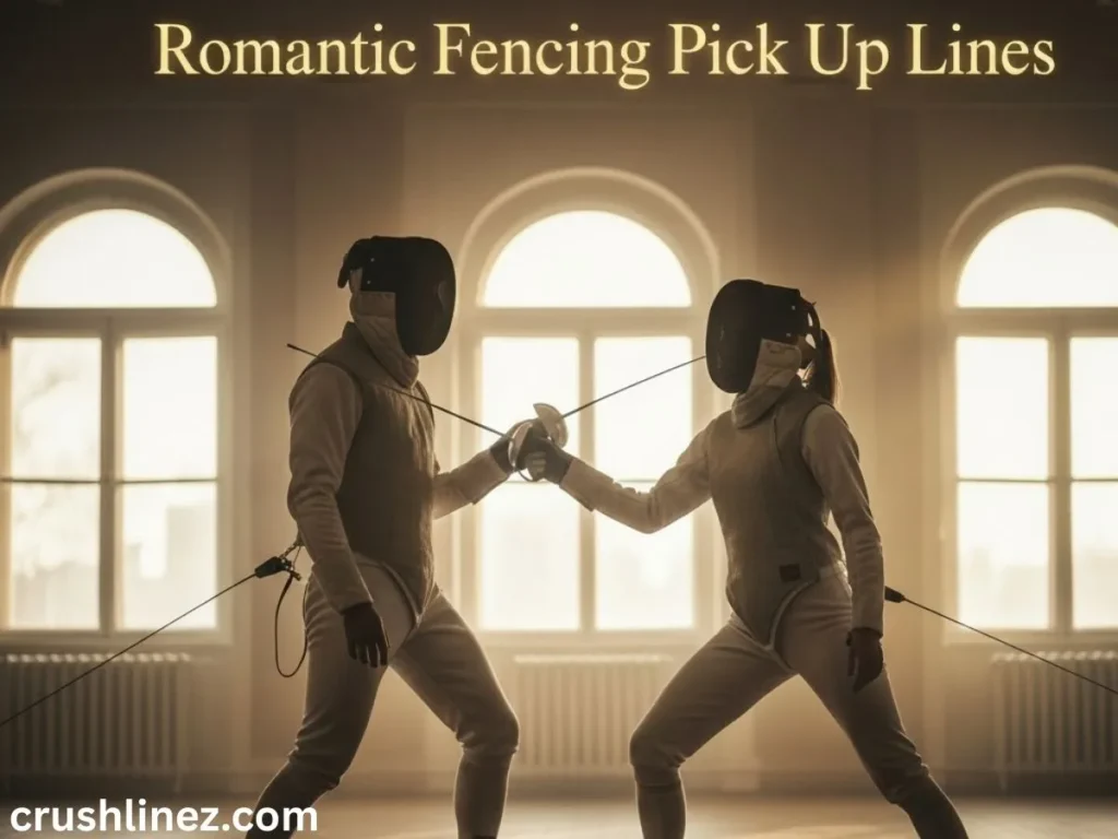 Romantic Fencing Pick Up Lines