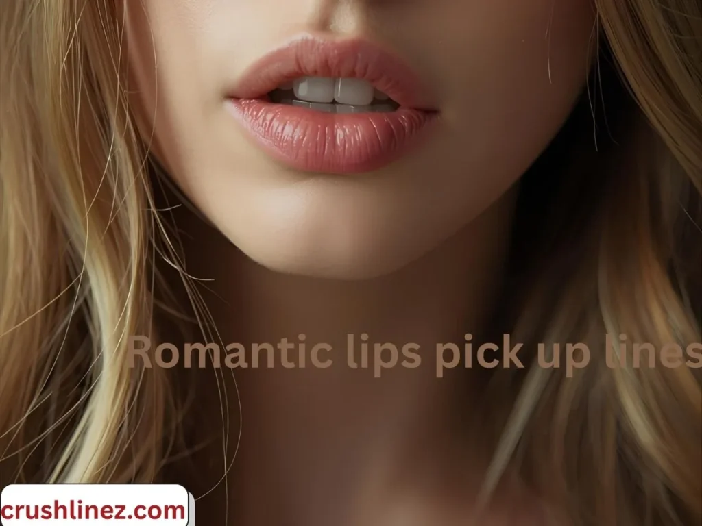Romantic lips pick up lines