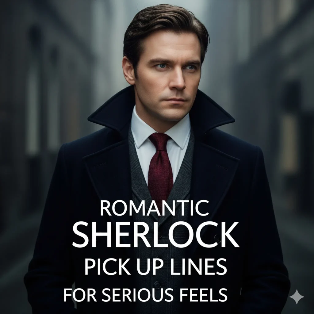 Romantic Sherlock Pick Up Lines for Serious Feels