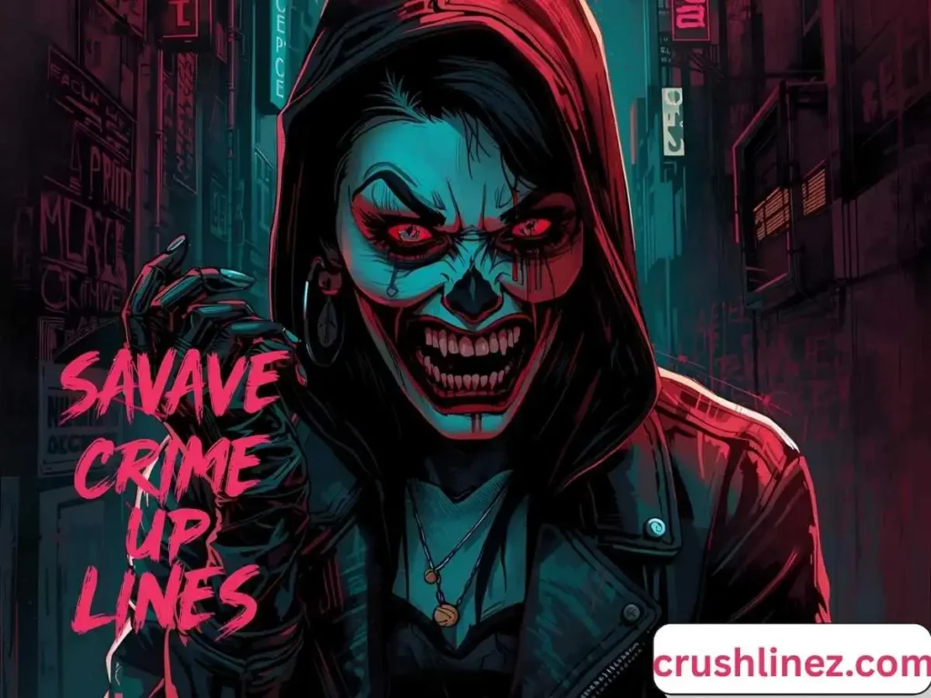 Savage Crime Pick Up Lines