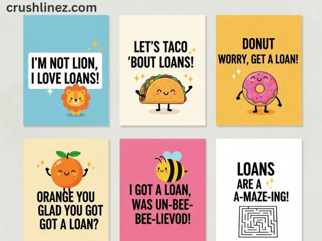 Short & Sweet Loan Puns for Reels & TikTok