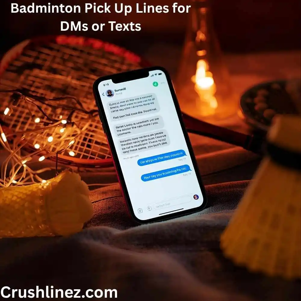 Badminton Pick Up Lines for DMs or Texts