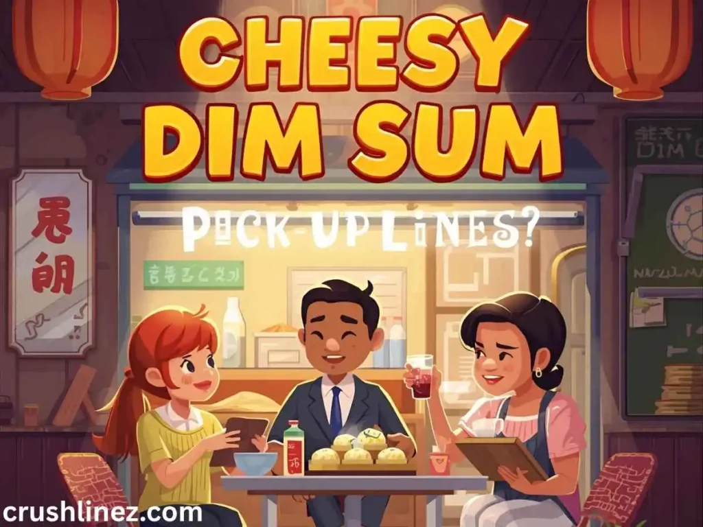 Cheesy dim sum pick up lines