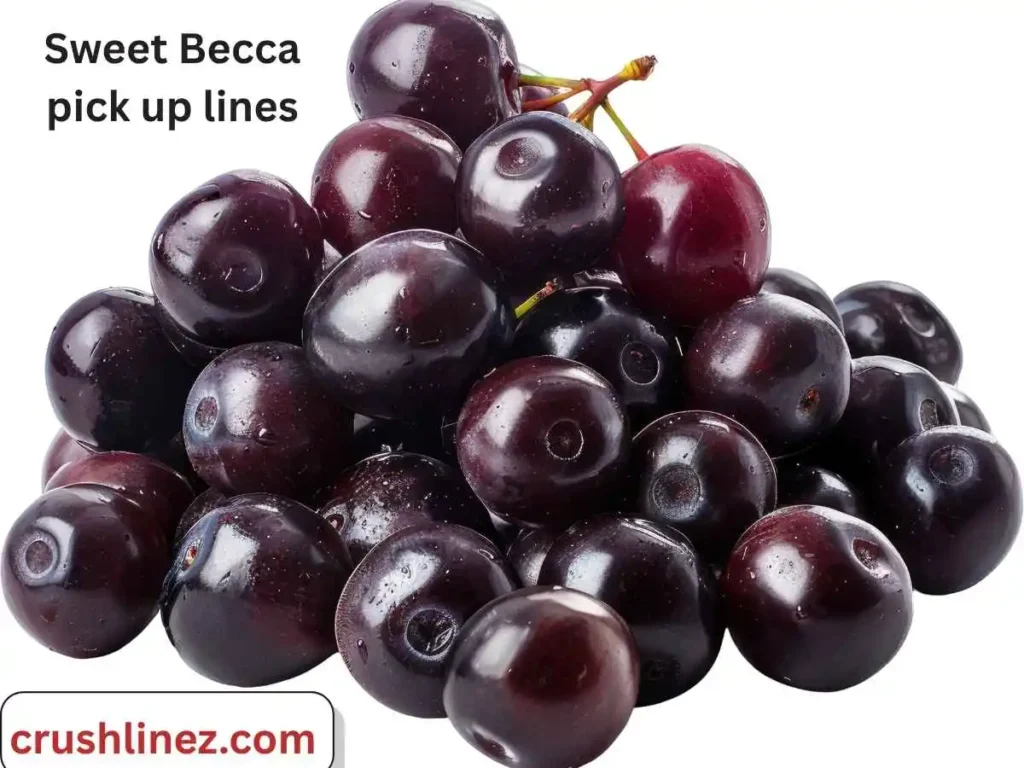 Sweet Becca pick up lines