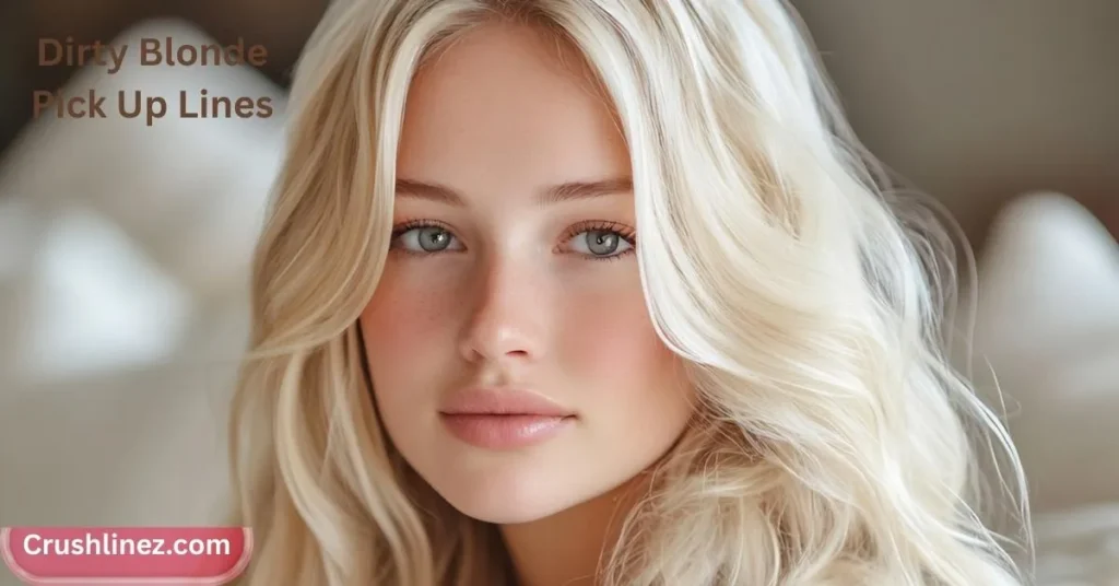 Dirty Blonde Pick Up Lines