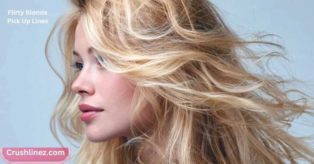 Flirty Blonde Pick Up Lines