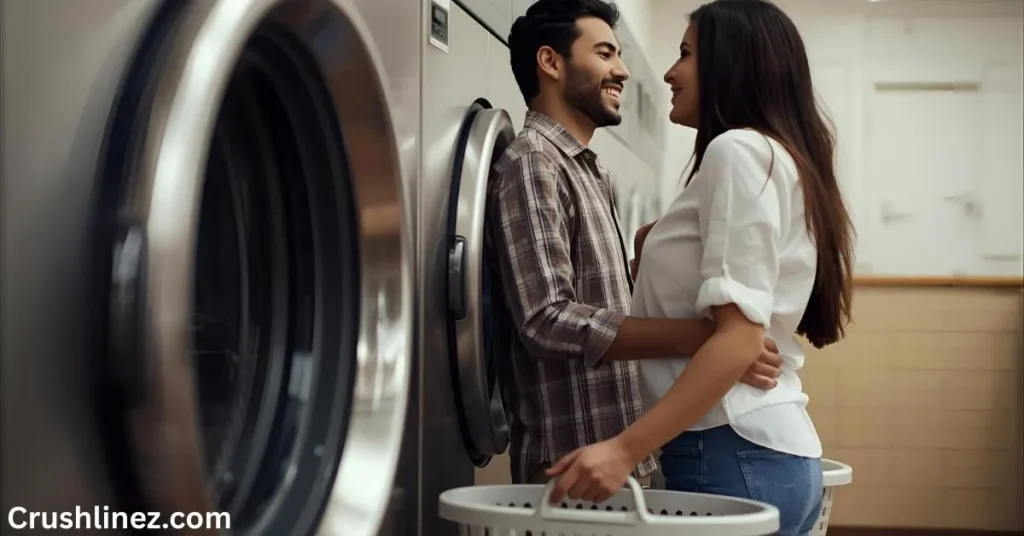 Flirty laundromat
