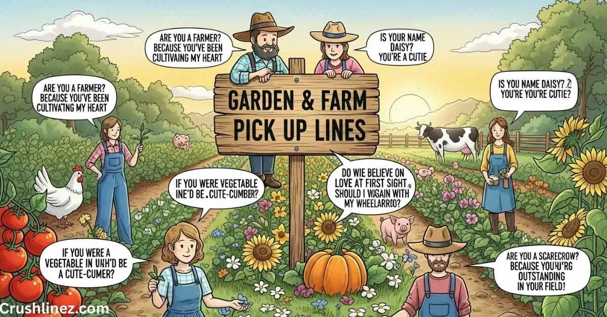 Garden and Farm Pick Up Lines